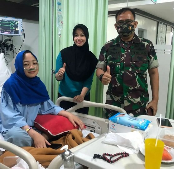 momen mendiang sertu rizka dan jenderal tni ad