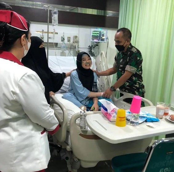 momen mendiang sertu rizka dan jenderal tni ad