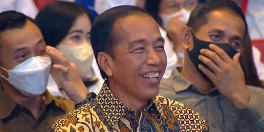 Hadiri Ulang Tahun Perindo, Presiden Jokowi Tertawa Ditanya Partai Paling Disukai