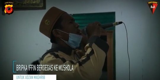 Bikin Salut, Potret Bripka Iffin Setelah Lepas Dinas Jadi Imam Masjid & Guru Ngaji