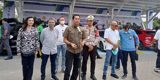 Stasiun Pengisian Baterai Kendaraan Listrik Beroperasi di Bandara Soekarno-Hatta