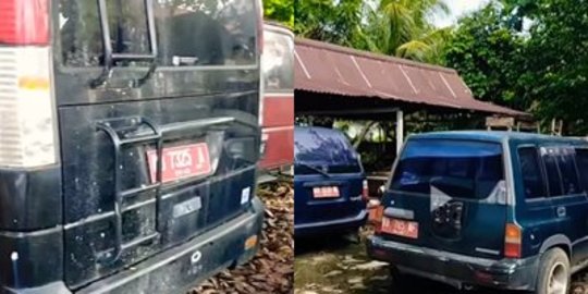 Sayang Sekali, Mobil Dinas Plat Merah Terbengkalai Masih Layak Pakai