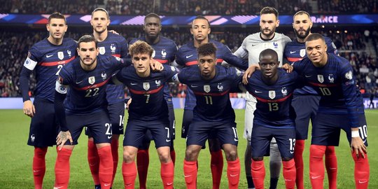 Daftar Skuad Timnas Prancis di Piala Dunia 2022