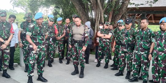 Pengamanan G20, Panglima TNI Tempatkan Sniper dan 180 Prajurit di Tahura Ngurah Rai