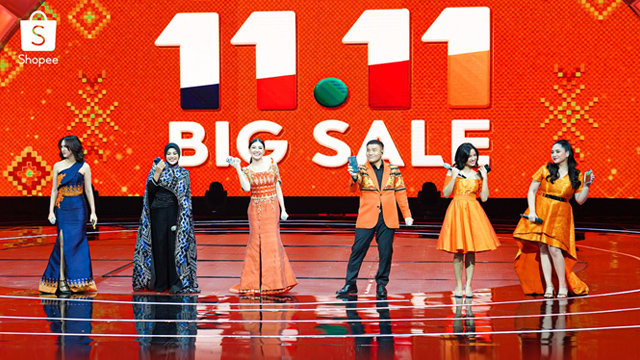 shopee 1111 big sale tv show 2022