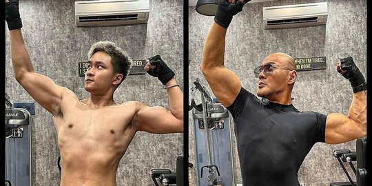 5 Potret Azka Corbuzier Telanjang Dada, Pamer Otot Buat Netizen Heboh