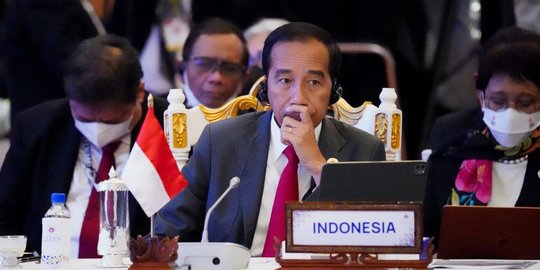 Bertemu Executive Chairman WEF, Jokowi Singgung Perang Ukraina dan Ancaman Resesi