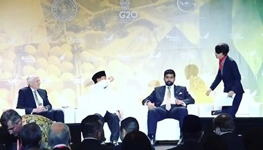 momen prabowo beri kode meminta kopi di forum g20