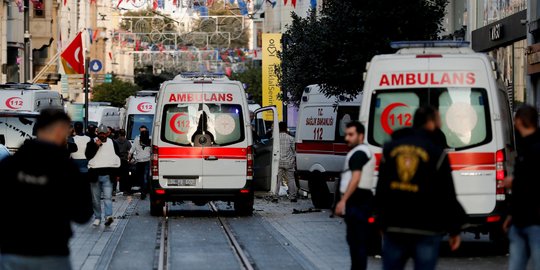 Ledakan di Pusat Kota Istanbul, 6 Orang Tewas dan Puluhan Luka