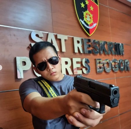 potret sangar iptu hafiz akbar anak eks kasau todongkan pistol bicara tempaan polri