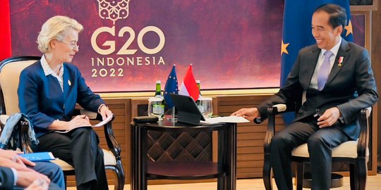 Jokowi Bertemu Presiden Komisi Eropa: Presidensi G20 Kali Ini Terberat dalam Sejarah