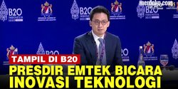 VIDEO: Presdir EMTEK Alvin Sariaatmadja Bicara Inovasi Teknologi di Forum B20
