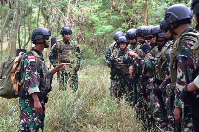 marinir tni al latihan bersama usmc dan korea