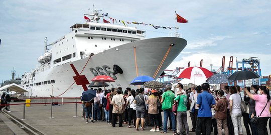 Kapal Perang China Merapat ke Tanjung Priok, Misinya Kemanusiaan