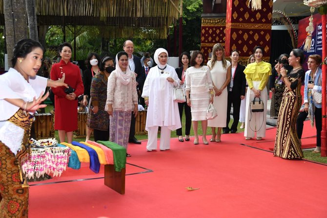 iriana temani para ibu negara di bali