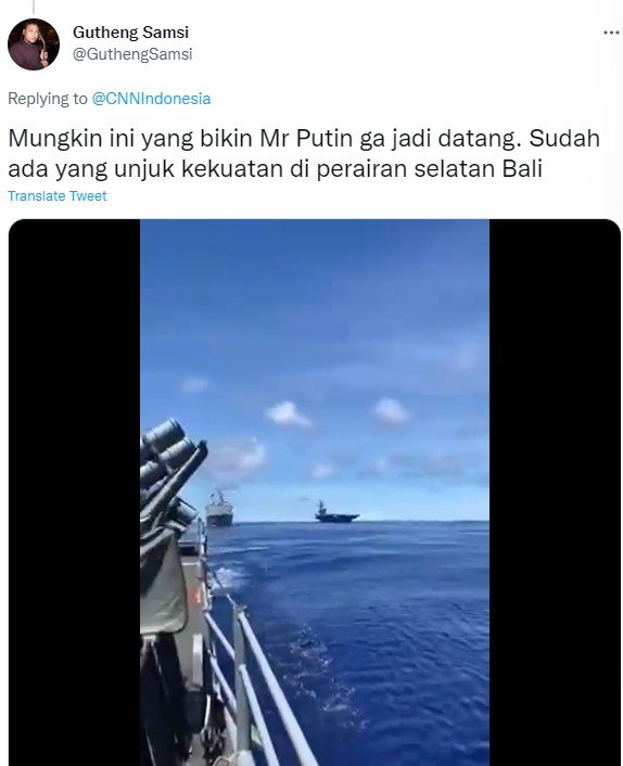 cek fakta hoaks alasan putin tak hadiri g20 karena ada adu kekuatan di perairan bali