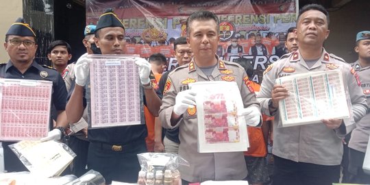 Polisi Bongkar Sindikat Pengedar Uang Palsu di Bogor