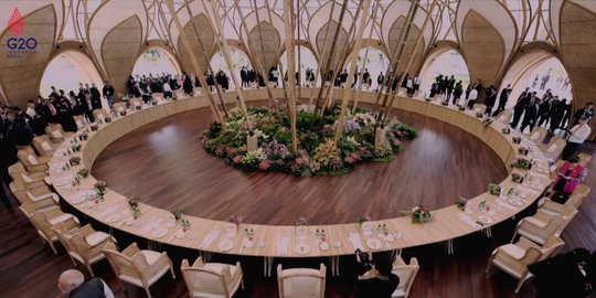 Makna dan Filosofi Bamboo Dome, Bangunan Unik Lokasi Makan Siang Kepala Negara G20