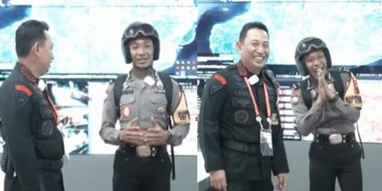 Pak Bhabin Sebut Fungsi Drone Bisa Bikin Ketawa, Kapolri 'Kamu Itu Sembarangan'