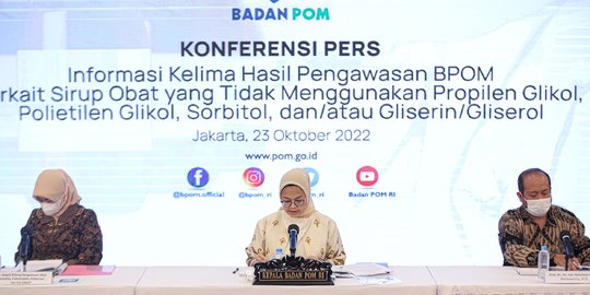 BPOM Digugat ke PTUN, Dianggap Pembohongan Publik Soal Obat Sirop Tercemar EG dan DEG