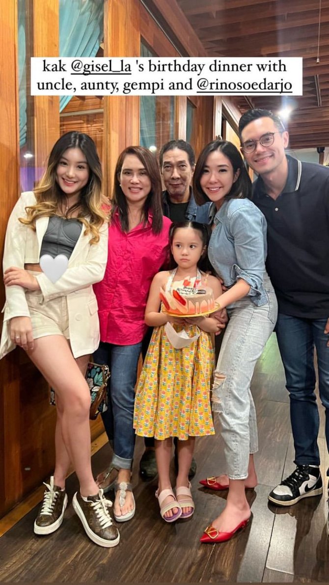 genap 32 tahun intip potret perayaan ulang tahun gisella anastasia