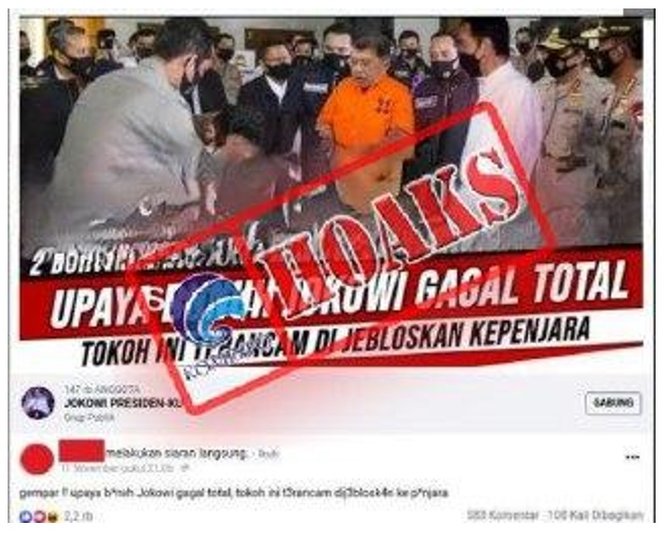 CEK FAKTA: Hoaks Ada Upaya Pembunuhan Presiden Jokowi Melibatkan Tokoh ...