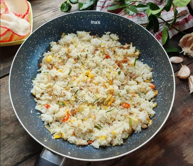 nasi goreng sapi daun jeruk