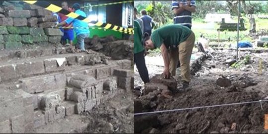 Candi Kuno Ditemukan di Areal Pemakaman di Jatim, Ada Arca Dewa Surgawi Terpendam