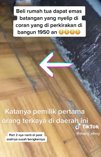 beli rumah tua pria ini temukan kepingan emas