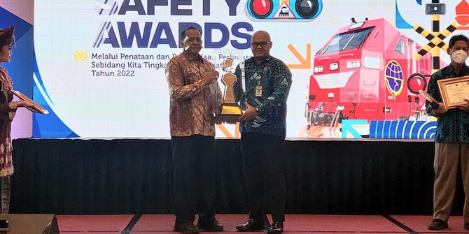 Provinsi Jateng Raih Juara Pertama Railway Safety Awards 2022