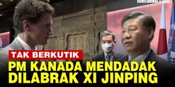 VIDEO: Ekspresi Dingin Xi Jinping Labrak PM Kanada di KTT G20