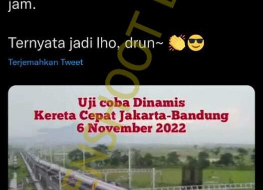 cek fakta benarkah indonesia pemilik kereta cepat pertama di asia tenggara