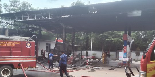 SPBU di Bogor Hangus Terbakar saat Angkot Isi Pertalite, Ini Kronologinya