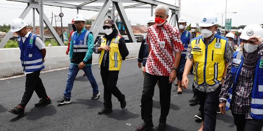 Jembatan Wonokerto Kembali Dibuka, Ganjar Pranowo: Urai Kemacetan Pantura-Demak