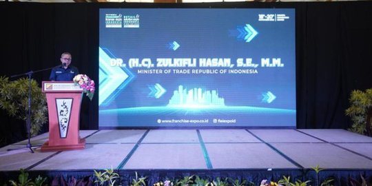 Mendag Zulkifli Hasan Buka Franchise License Expo Indonesia ke-19 di JCC Senayan