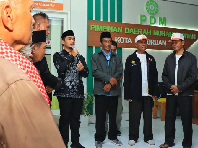 wawali kota pasuruan lepas keberangkatan