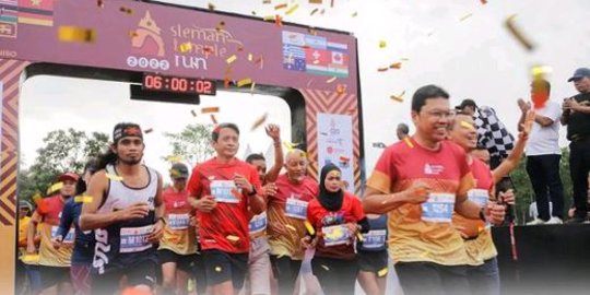 Keseruan Sleman Temple Run 2022, Pesertanya dari 18 Negara