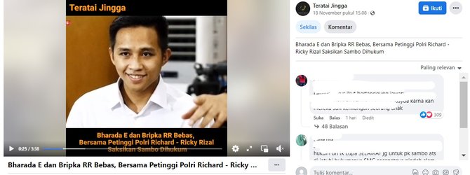 mriksa kanyatan babagan bharada e scam lan bripka rr gratis