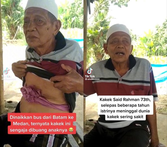 bikin haru begini kisah kakek sahid yang diusir amp ditelantarkan anaknya