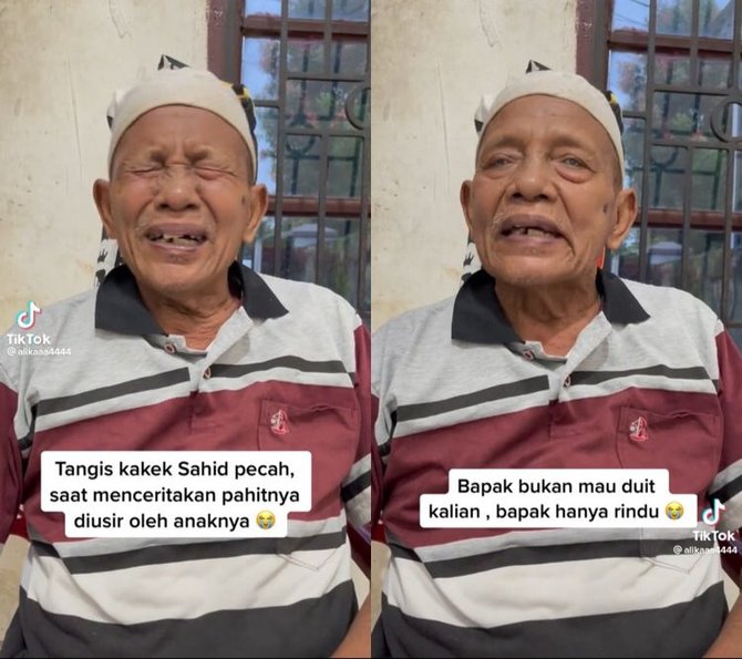 bikin haru begini kisah kakek sahid yang diusir amp ditelantarkan anaknya