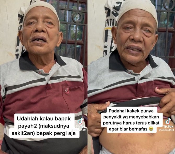 bikin haru begini kisah kakek sahid yang diusir amp ditelantarkan anaknya