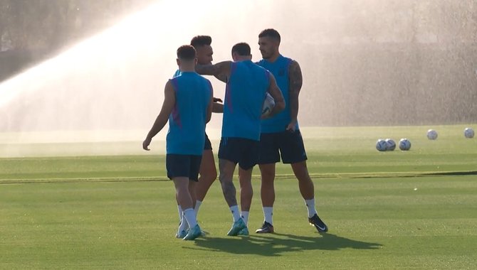 latihan timnas argentina