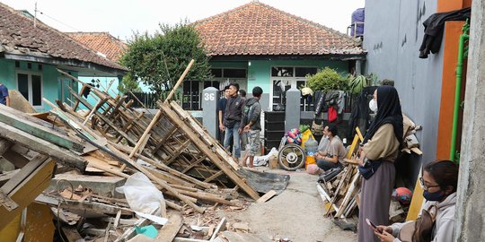 Data Sementara Kerusakan Bangunan Akibat Gempa Cianjur