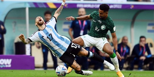 Momen Arab Saudi Bikin Messi dan Argentina Bertekuk Lutut