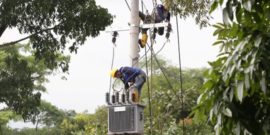 Perjuangan PLN Menyambung Kabel yang Terputus Usai Gempa Bumi di Cianjur