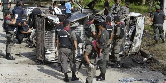 Bom Mobil Guncang Thailand, Satu Orang Tewas dan 30 Terluka