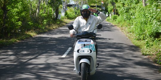 Andre Taulany Jajal Touring dengan Electrum, Motor Listrik  yang Nampang di KTT G20