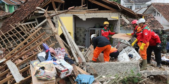 BNPB: Update Korban Jiwa Gempa Cianjur 271 Orang