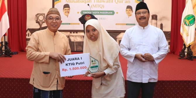 Tutup MTQ Tingkat Kota, Gus Ipul: Siapapun yang Mengikuti Kompetisi Ini Kalian Juara