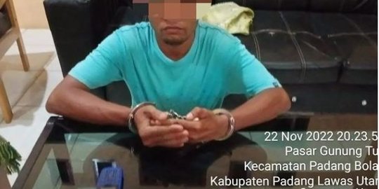 Sedang Bersantai, Pria Terduga Pengedar Sabu di Tapanuli Selatan Ini Ditangkap Polisi